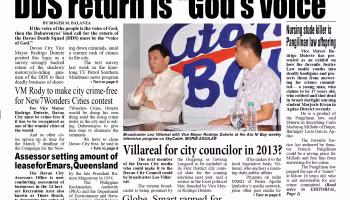 Những bài báo nói về “Biệt đội tử thần Davao”.