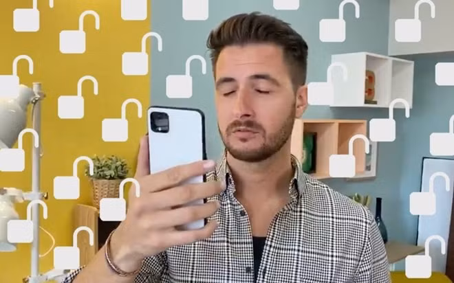 Không cần mở mắt vẫn có thể mở khóa Pixel 4.