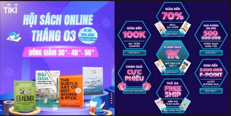 Để đối phó với dịch, các đơn vị làm sách, xuất bản tổ chức các hội sách online nhằm giữ khách hàng.