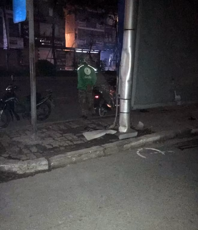 Hiện trường sau khi tai nạn xảy ra. Ảnh người dân cung cấp.