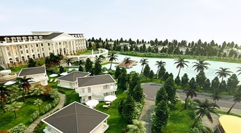FLC Vĩnh Thịnh Resort hiện đã hoàn tất giai đoạn 1 đưa vào khai thác.