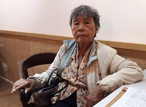 Bà Nguyễn Minh Nhị, cháu nội ông Nguyễn Văn Giác.
