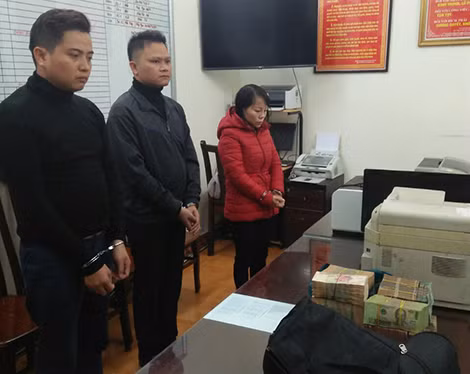 Các đối tượng trong vụ án: Trung, Bá Anh, Hường.