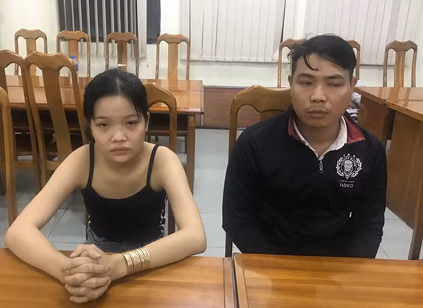 Các đối tượng bị bắt giữ.