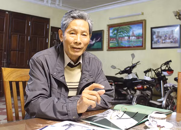 NSNA Chu Chí Thành tại nhà riêng, tháng 3-2019. Ảnh: Duy Hiển.
