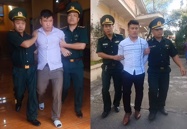 Các đối tượng bị bắt giữ. Các đối tượng bị bắt giữ.