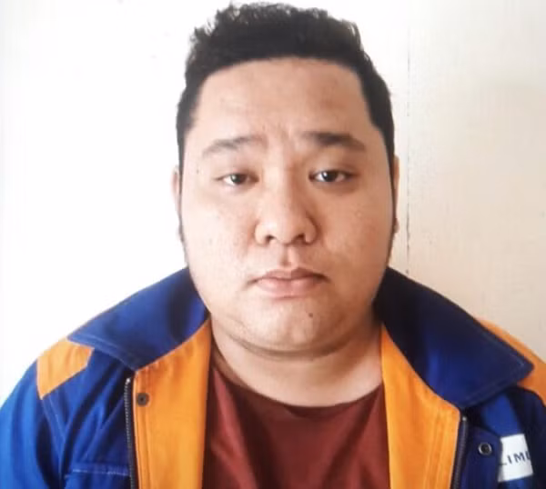 Đối tượng Vũ Lê Thắng tại cơ quan Công an. Đối tượng Vũ Lê Thắng tại cơ quan Công an.