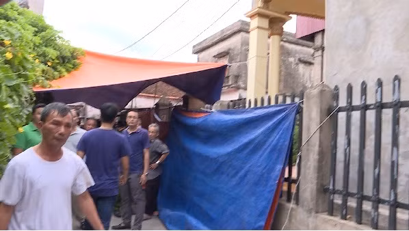 Khu vực hiện trường vụ án.