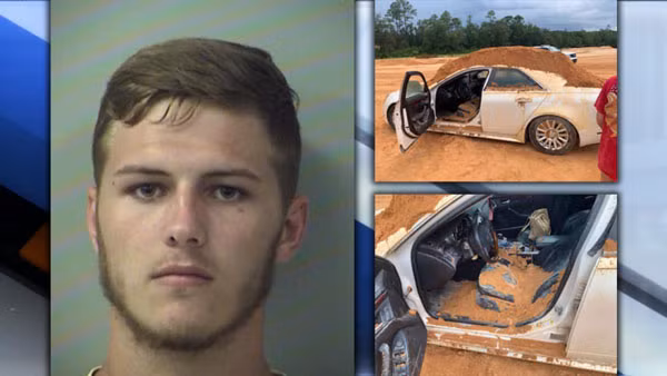 Hunter Mills bị cáo buộc tội hình sự. Ảnh: Okaloosa County Sheriff's Office.