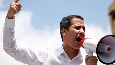 Lãnh đạo phe đối lập Juan Guaido trong một cuộc tập hợp biểu tình phản đối Tổng thống Maduro ở Caracas, ngày 9-3. Lãnh đạo phe đối lập Juan Guaido trong một cuộc tập hợp biểu tình phản đối Tổng thống Maduro ở Caracas, ngày 9-3.