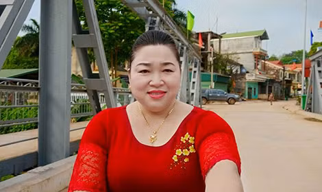 Chị Hoàng Hồng Kiên.