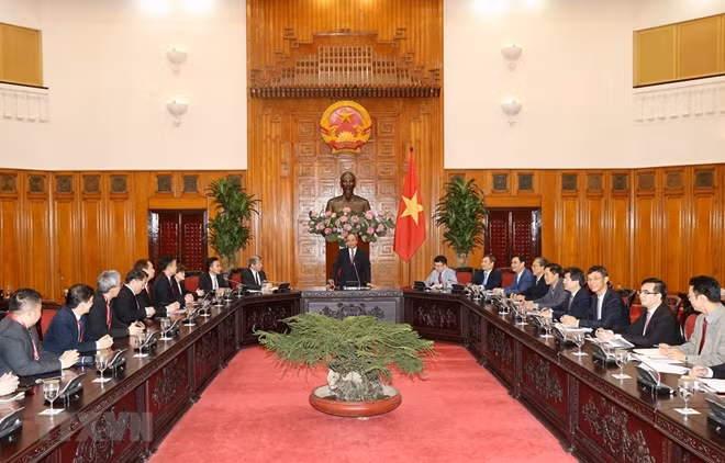 Quang cảnh buổi tiếp.
