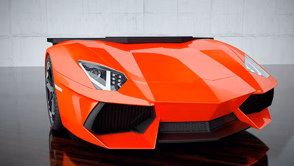 Chiếc bàn làm việc lấy cảm hứng thiết kế từ "siêu bò" Lamborghini Aventador.