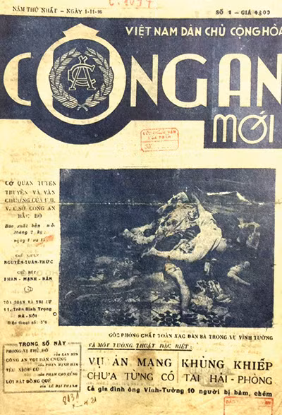 Báo Công an Mới - Số đầu tiên phát hành 1-11-1946.