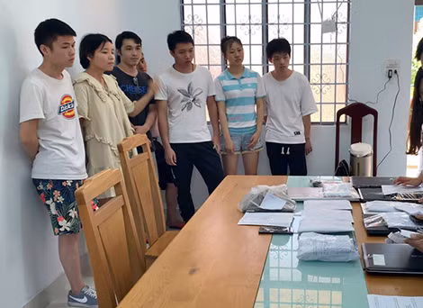 Các đối tượng trong đường dây đánh bạc xuyên quốc gia.