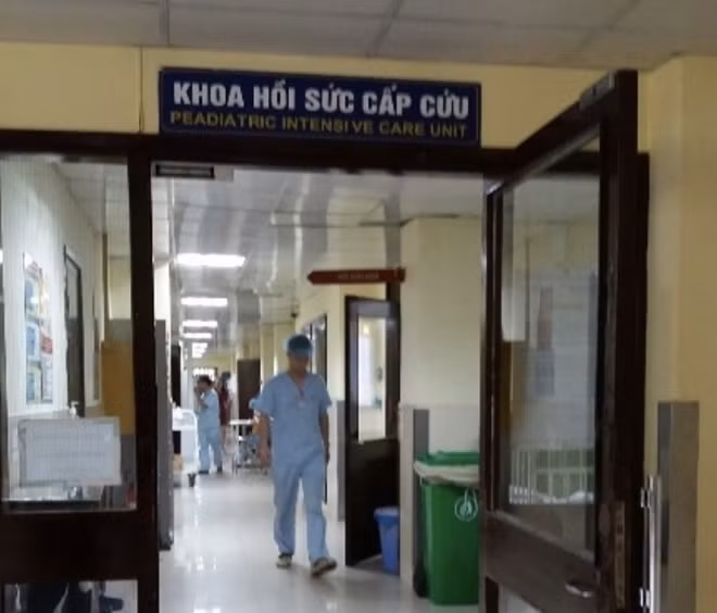 Khoa Hồi sức cấp cứu của Bệnh viện Nhi TƯ.