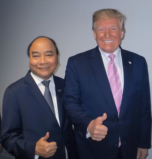 Thủ tướng Nguyễn Xuân Phúc và Tổng thống Hoa Kỳ Donald Trump.