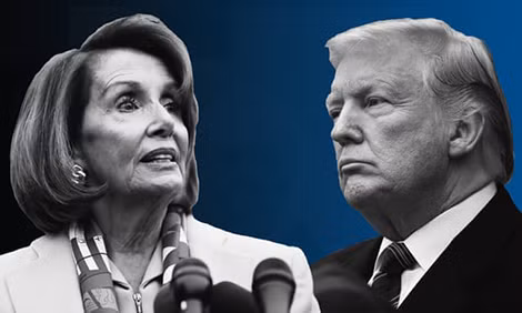 Giới quan sát đánh giá ông Donald Trump và bà Nancy Pelosi chưa ai chịu ai. Giới quan sát đánh giá ông Donald Trump và bà Nancy Pelosi chưa ai chịu ai.