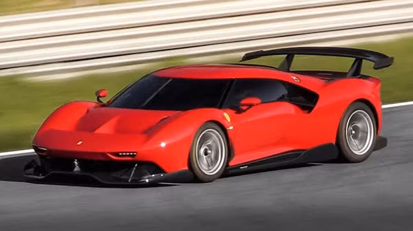 Hình ảnh Ferrari P80/C xuất hiện ngoài đời thực.