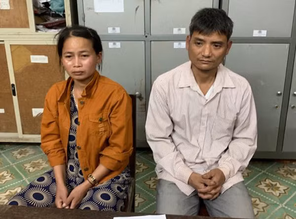 Đối tượng Lin Thị Tuyên và Moong Văn Long.