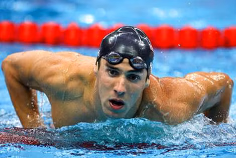 Vận động viên 23 lần vô địch olympic Michael Phelps.