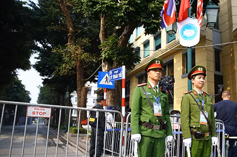 Vì một Hà Nội hòa bình và thân thiện. Ảnh: Thiện Minh.