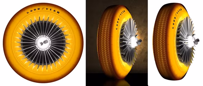 Bộ lốp đặc biệt của Golden Sahara II.
