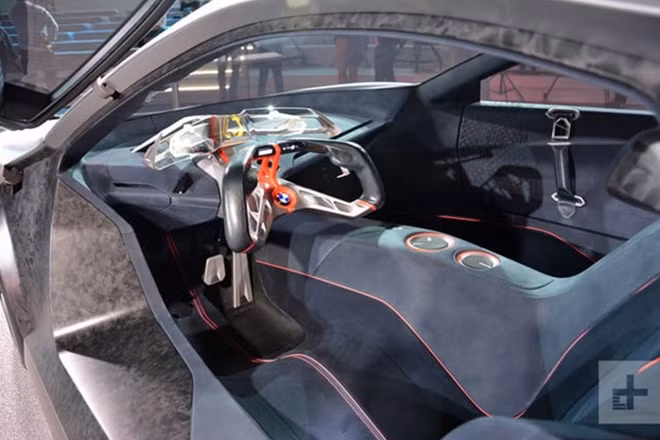 Nội thất trên BMW Vision M Next.