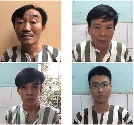 Các đối tượng bị bắt và xử lý theo pháp luật.