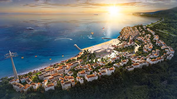Sun Premier Village Primavera sở hữu vị trí đắc địa tại chân ga đi cáp treo Hòn Thơm.