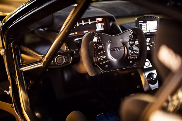 Nội thất trên Ford GT Mk II.
