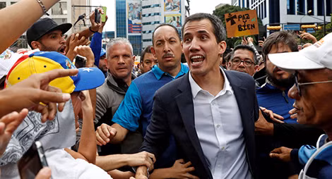 Tổng thống tự xưng Juan Guaido.