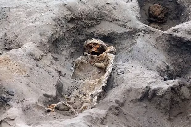 Các nhà khảo cổ tìm thấy địa điểm hiến tế hàng loạt trong khu vực Pampa La Cruz ở Huanchaco.