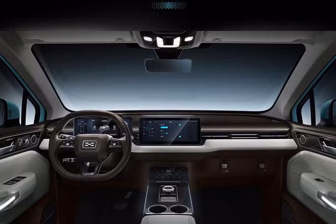 Nội thất mẫu crossover U5.