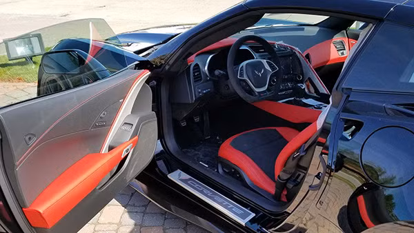 Nội thất của Corvette C7.