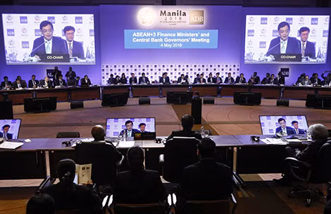 Hội nghị Bộ trưởng tài chính khối ASEAN + 3 tại Manila, Philippines tháng 3-2018.