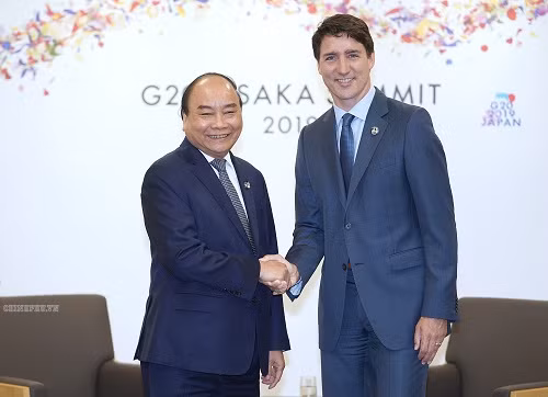 Thủ tướng Nguyễn Xuân Phúc và Thủ tướng Canada.