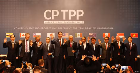 CPTPP đã có hiệu lực dù không có Mỹ. Ảnh: Reuters.