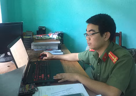 Thượng úy Nguyễn Đình Kiên đã tham gia khám phá nhiều vụ án được dư luận đánh giá cao.