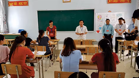 Năm 2019, sẽ chấm lại các bài thi tự luận đạt điểm cao.