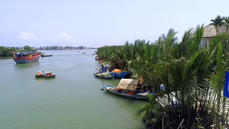 Một góc sông nước Nam bộ trong lòng Hội An.