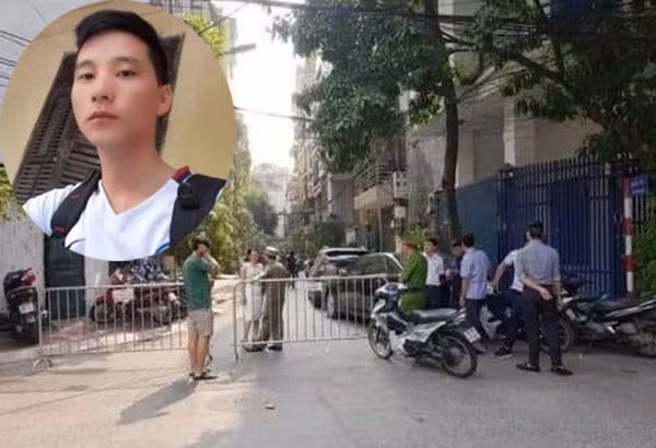 Giàng A Dông (ảnh nhỏ) và khu phố nơi xảy ra vụ việc kinh hoàng.