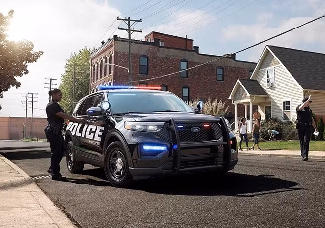Ford Police Interceptor Utility 2020 được phát triển dựa trên nền tảng chiếc Ford Explorer.