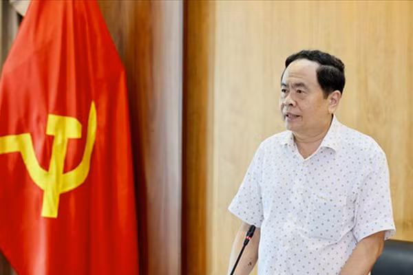 Đồng chí Trần Thanh Mẫn phát biểu chỉ đạo.