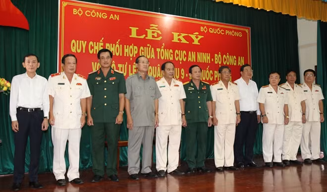Lãnh đạo Tổng cục An ninh, Bộ Tư lệnh Quân 9, cùng lãnh đạo Ban Chỉ đạo Tây Nam Bộ và TP Cần Thơ.