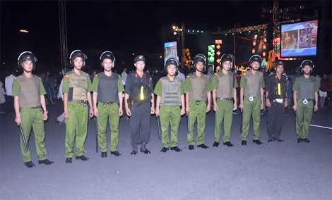 Công an Hậu Giang đảm bảo tuyệt đối an toàn cho người dân địa phương vui xuân, đón Tết.