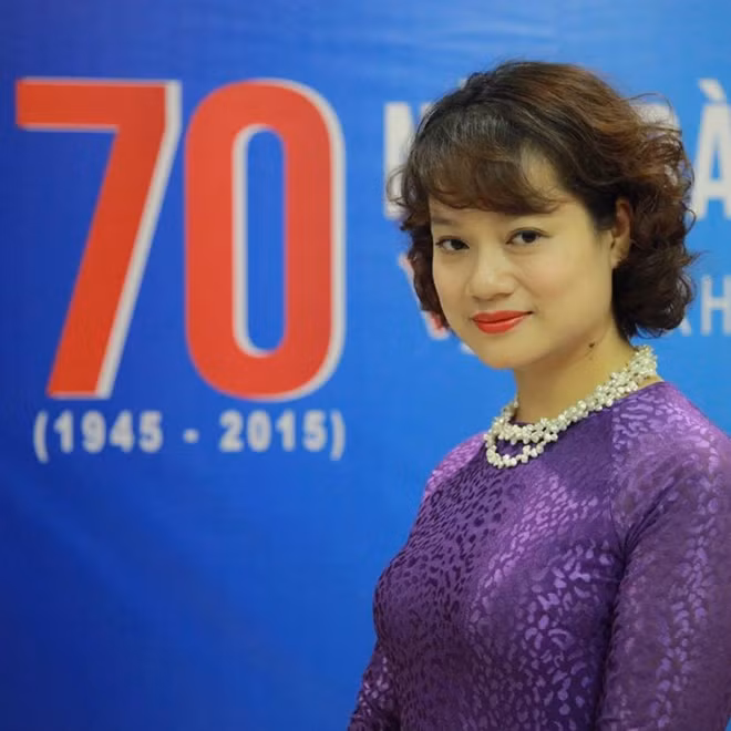 Nhà báo Nguyễn Mỹ Trà.