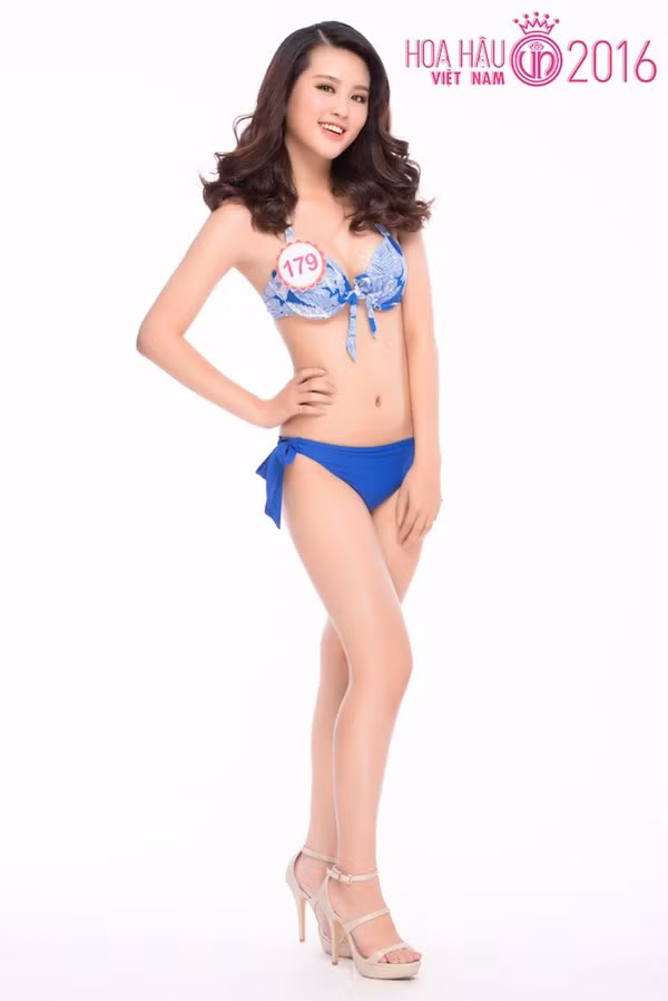 Nguyễn Bảo Ngọc - SBD 179, cao 165cm, nặng 50kg, số đo 3 vòng: 87-63-90