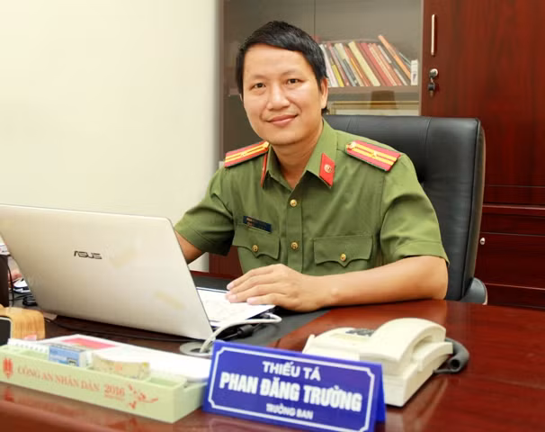 Thiếu tá, nhà báo Phan Đăng Trường, Trưởng Ban Thời sự, Chính trị, Nghiệp vụ, Báo CAND.