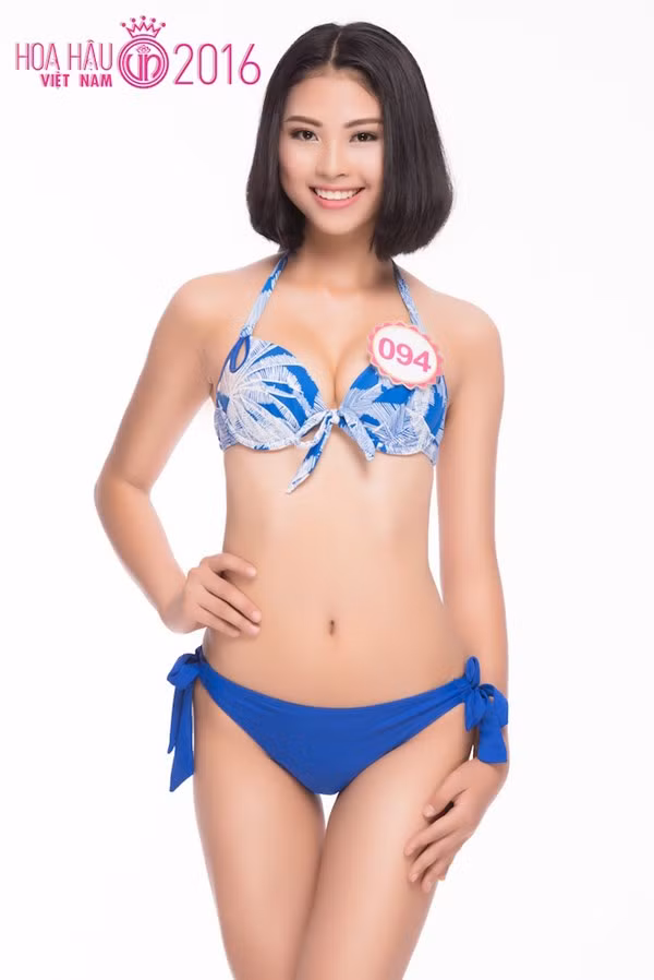 Đào Thị Hà - SBD 094, cao 174cm, nặng 51kg, số đo 3 vòng: 83-62-90